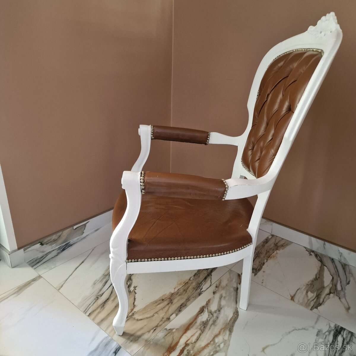 Elegantná starožitná stolička - 2