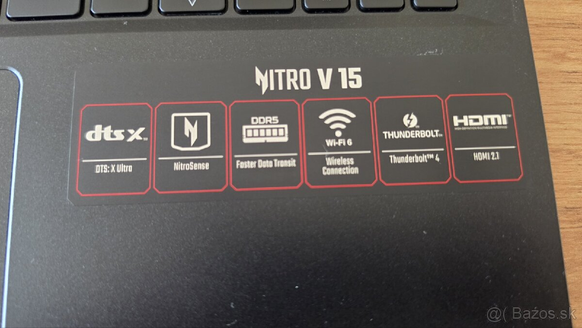 Predám vymením herný notebook Acer Nitro V15 RTX Top - 2