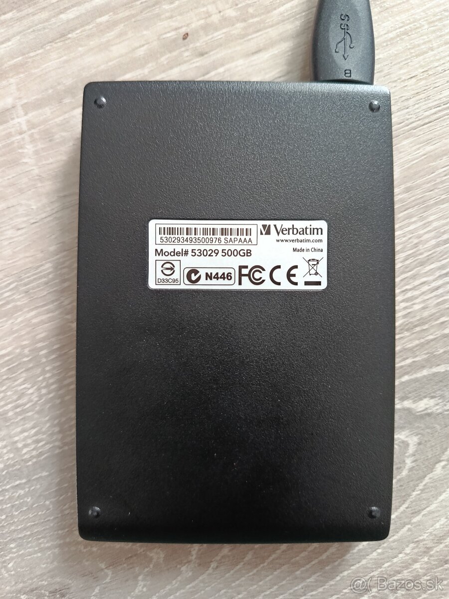 VERBATIM HDD 2.5" Store 'n' Go 500GB USB 3.0 - 2
