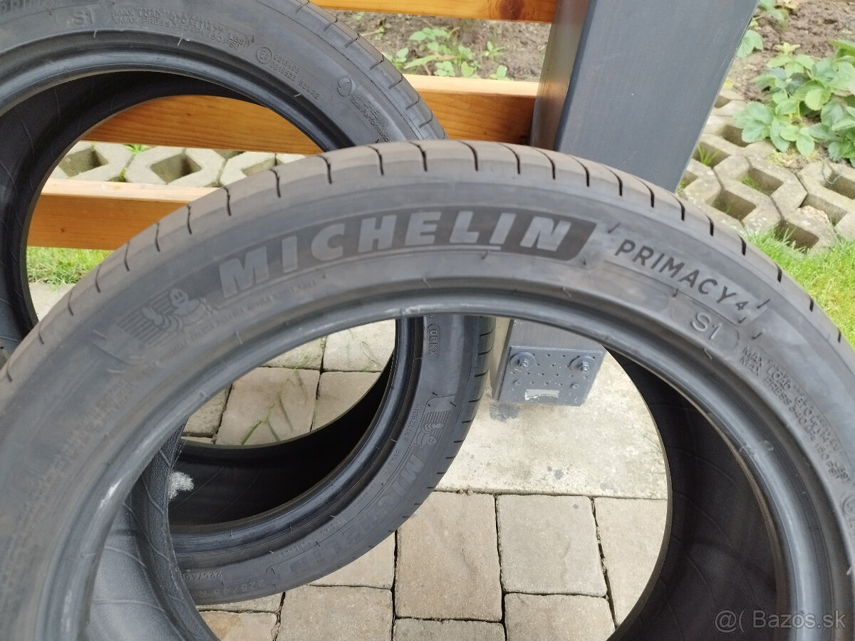 Predám letné pneumatiky Michelin 225/45 R17 - 2