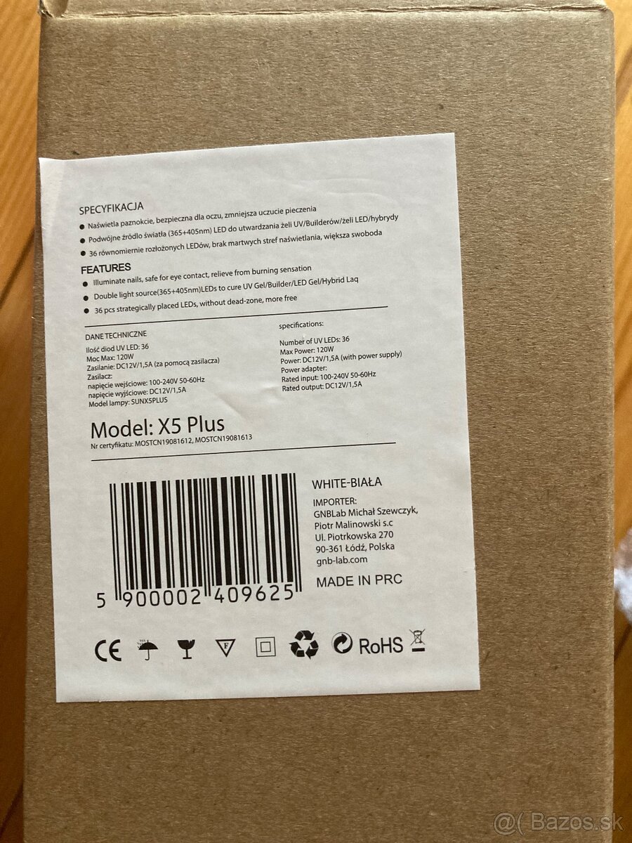 UV Led lampa na nechty - 2