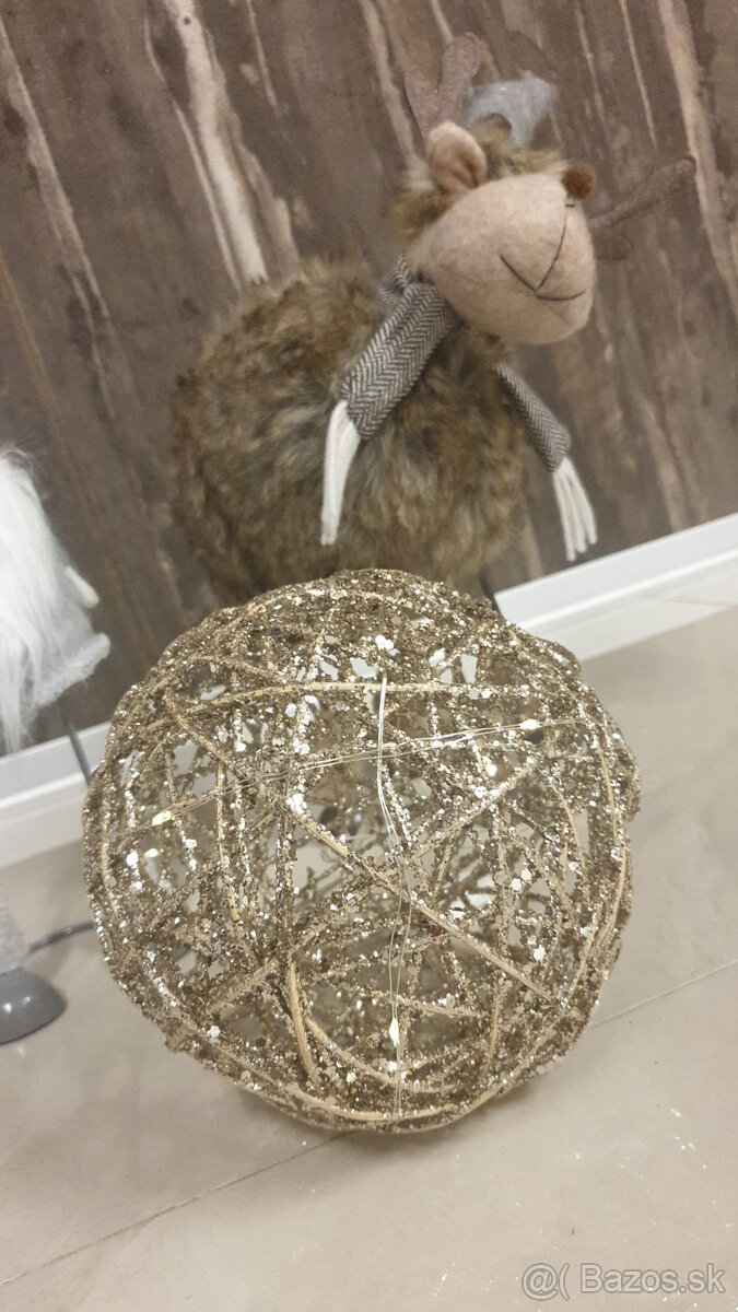 vianočné ozdoby - postavičky : škriatok a sob TOP stav - 2