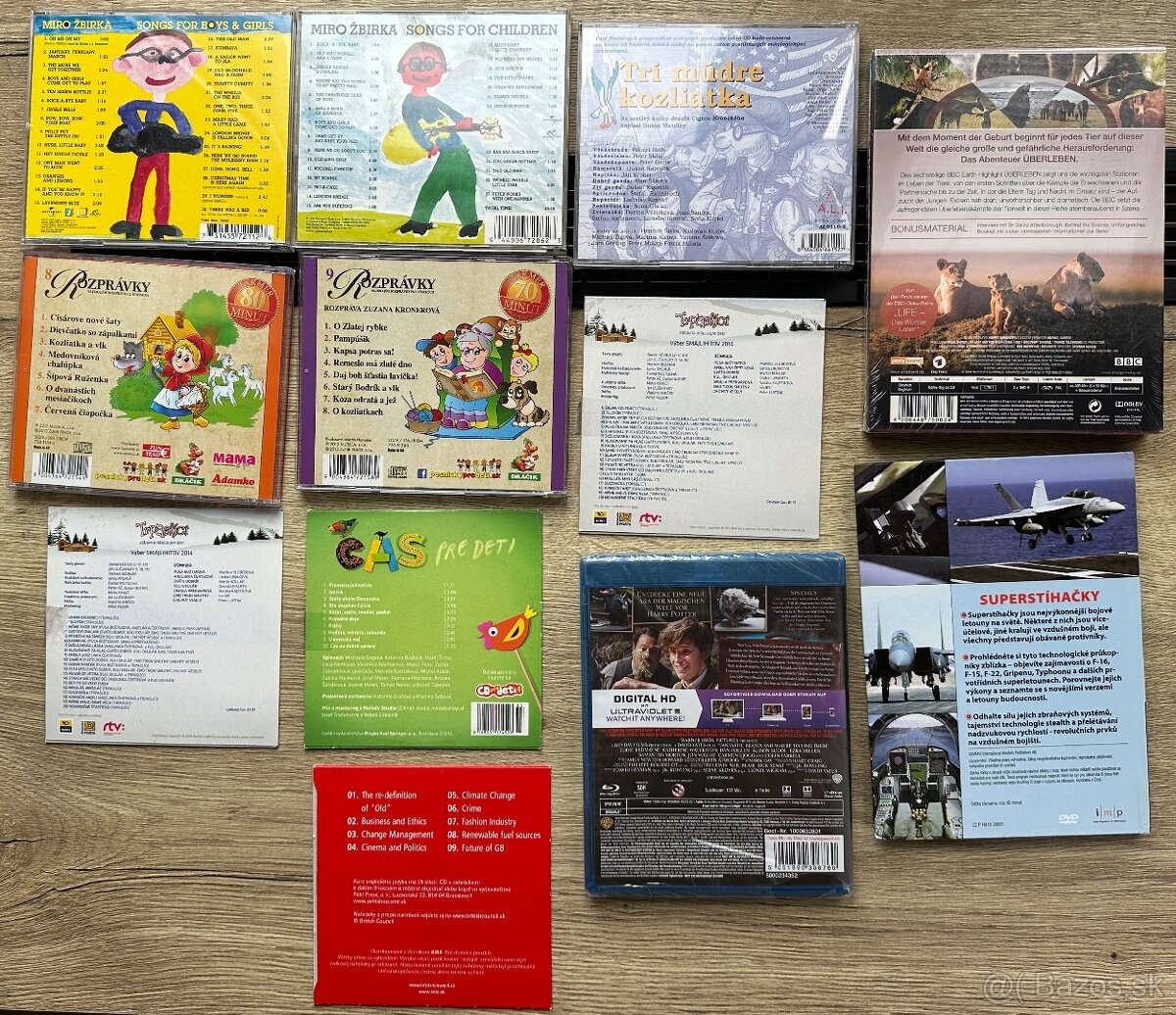 DVD a CD pre deti - 2