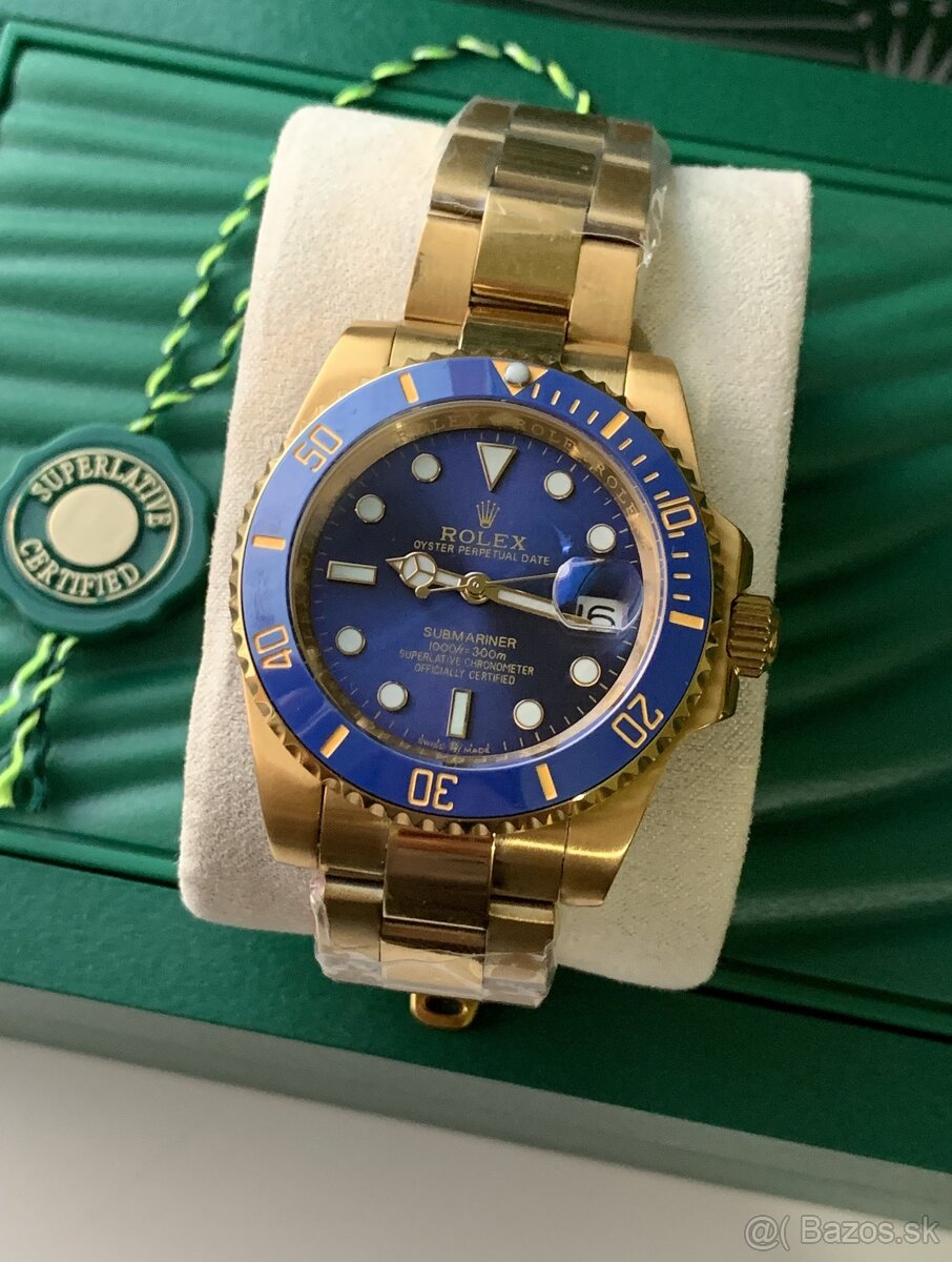 Rolex Submariner Date, Nové, 41mm Zlato-Modré - 2