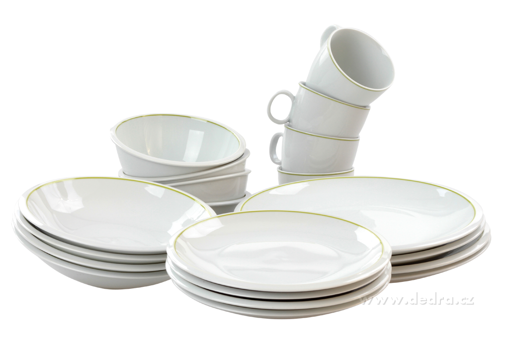 Dedra Praktik, porcelánový riad 5x6ks - 2