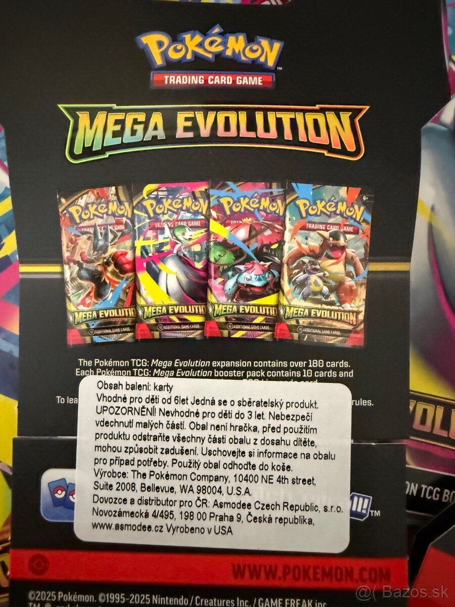 Pokemon Mega Evolution sleeved booster 6x - 2