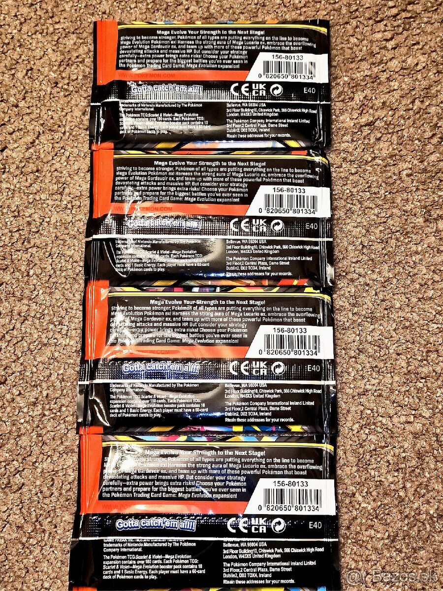 Predám pokemon balíčky, sériu mega evolution, neotvorene - 2