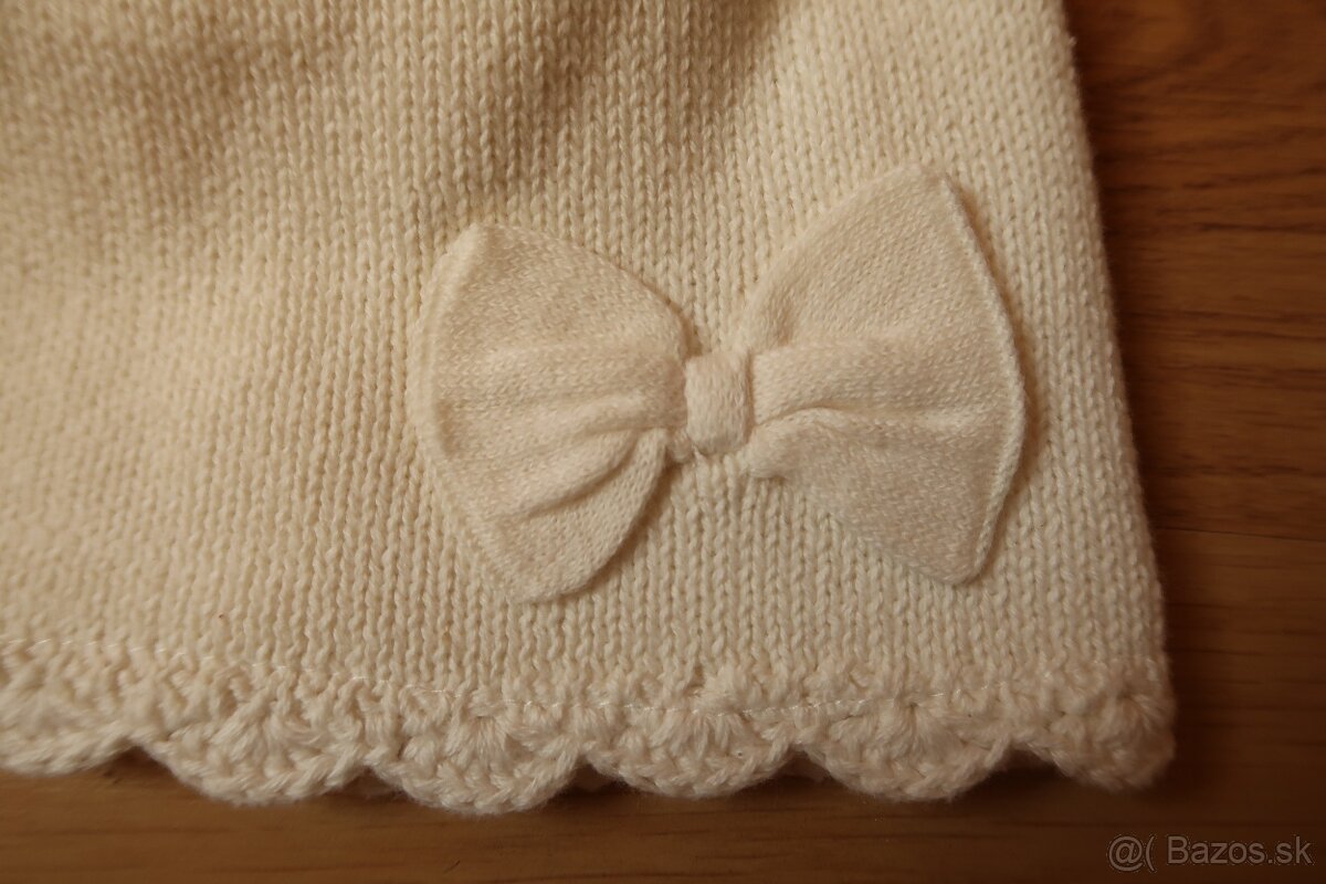 Dievčenská biela čiapka NEXT 86 NOVÁ - 2