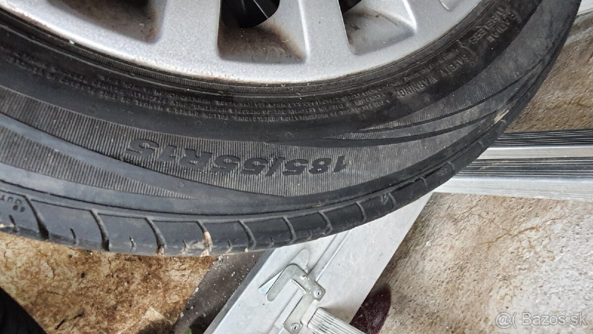 Letne 15 kolesa/pneu/ /Disky Fiat 500 185/55/R15 - 2