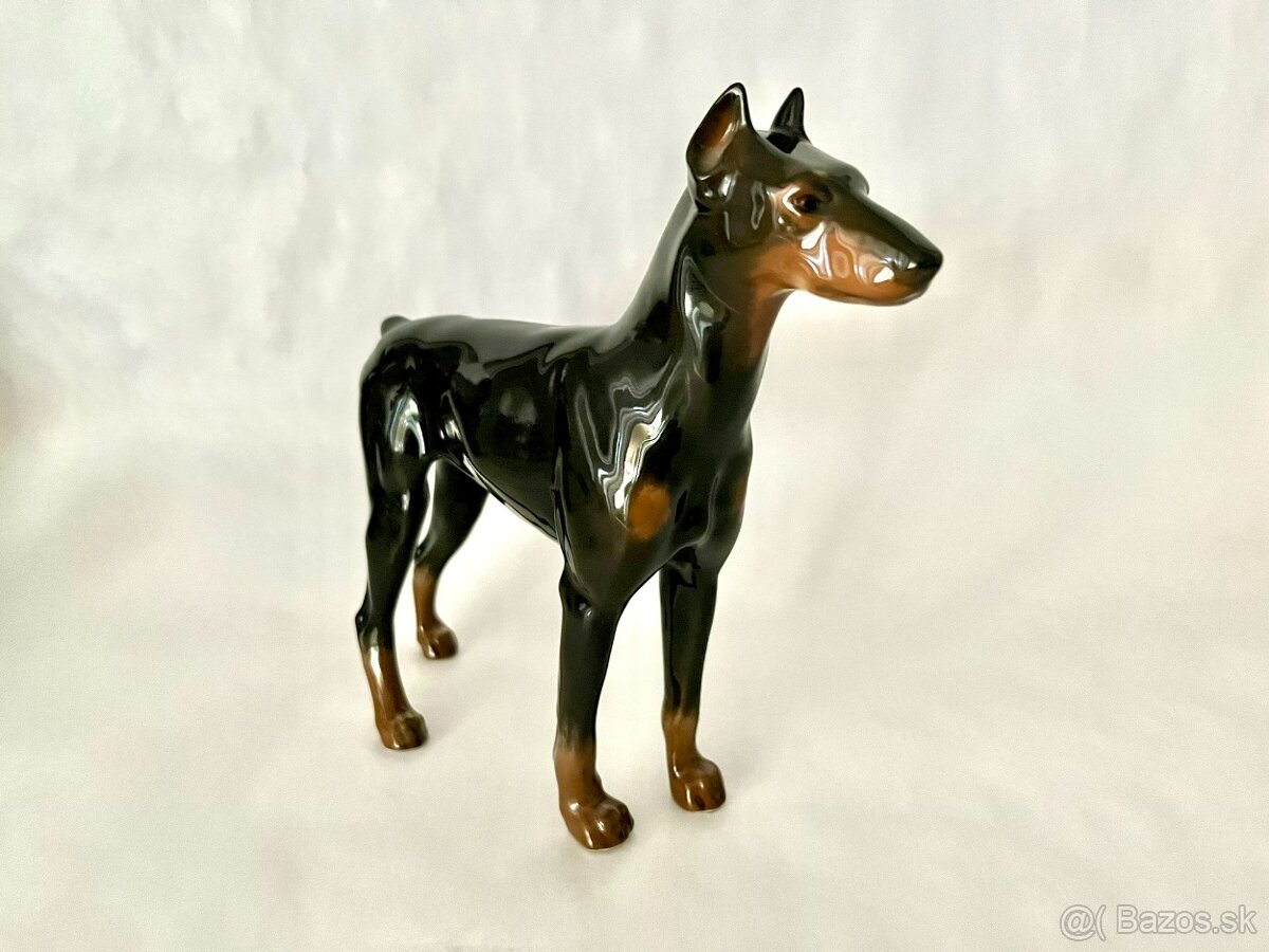 Porcelanovy pes - doberman Rosenthal - 2