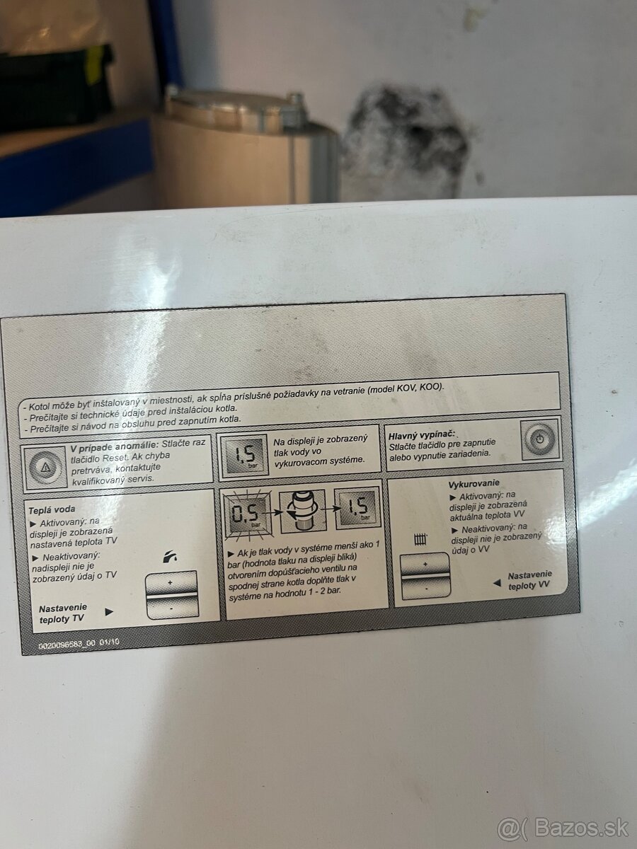 Predám plynový kotol. - 2