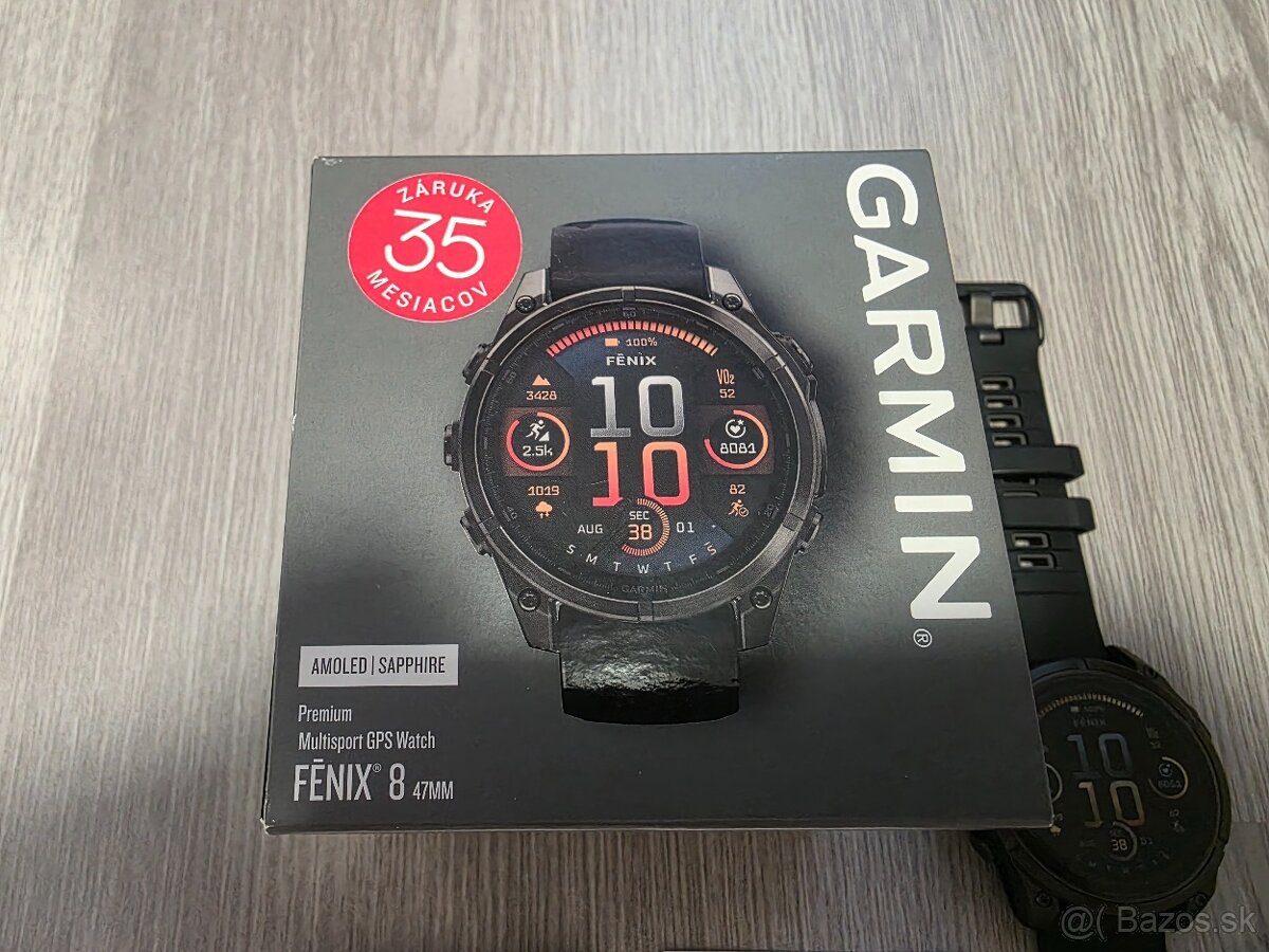 Garmin fenix 8 47mm AMOLED Sapphire Carbon Gray DLC Titanium - 2