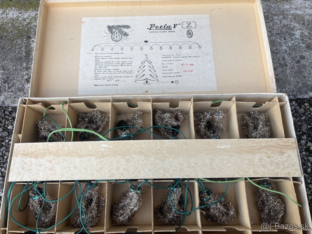 Staré vianočné funkčné osvetlenie - 2