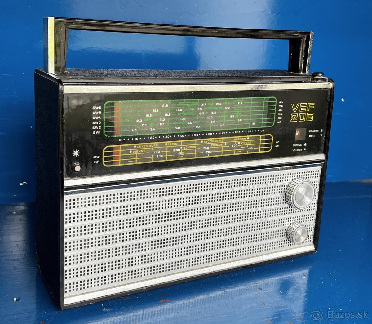 Tranzistor, rádio VEF 206 - 2