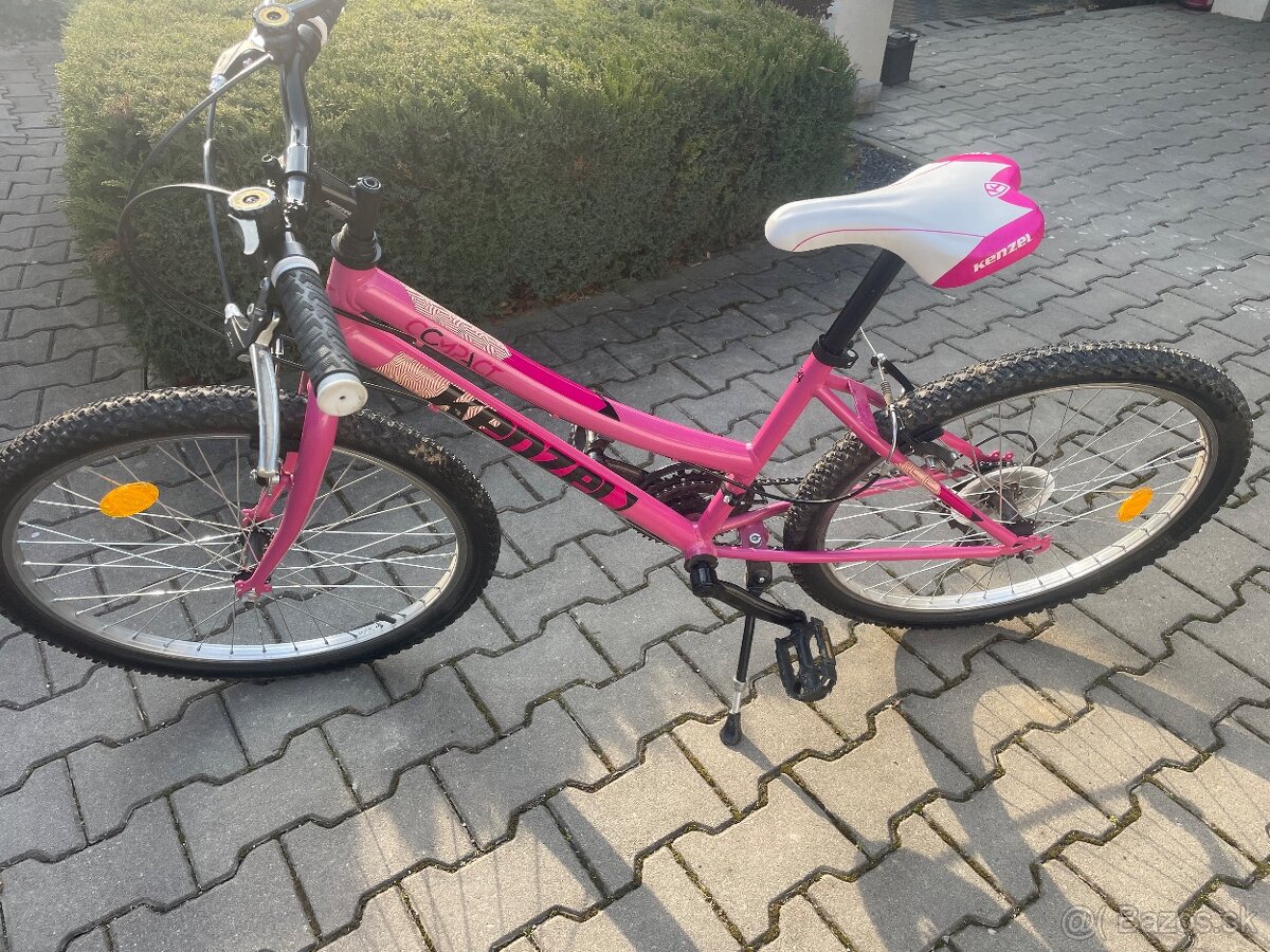 Predám ružový detský bicykel - 2