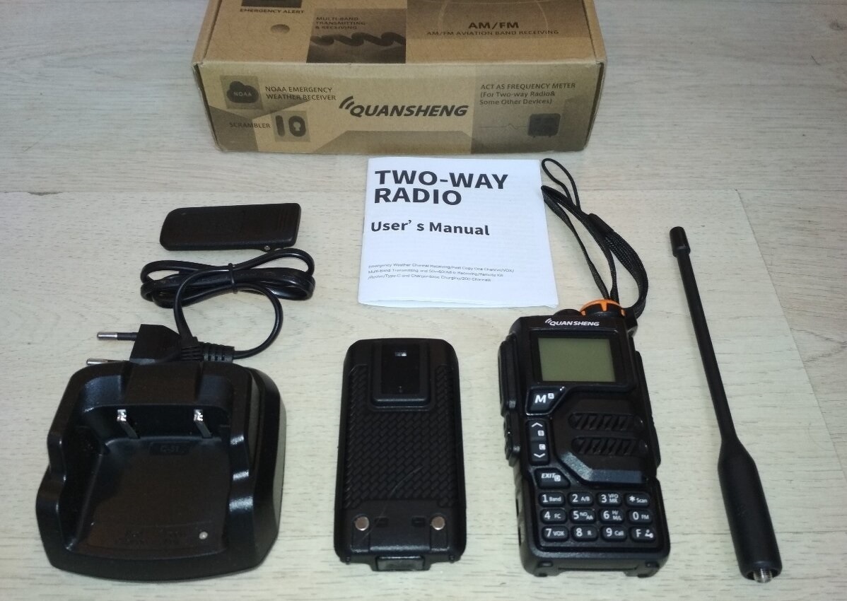 Rádiotelefón Quansheng UV-K5 + USB programovaci kabel - 2