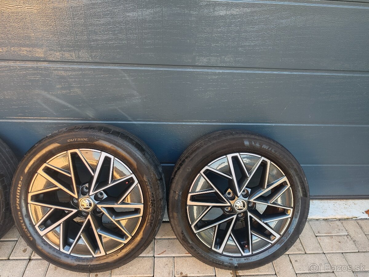 Originál Alu disky BORBET BBE PULSAR Škoda 5x112 r17 - 2
