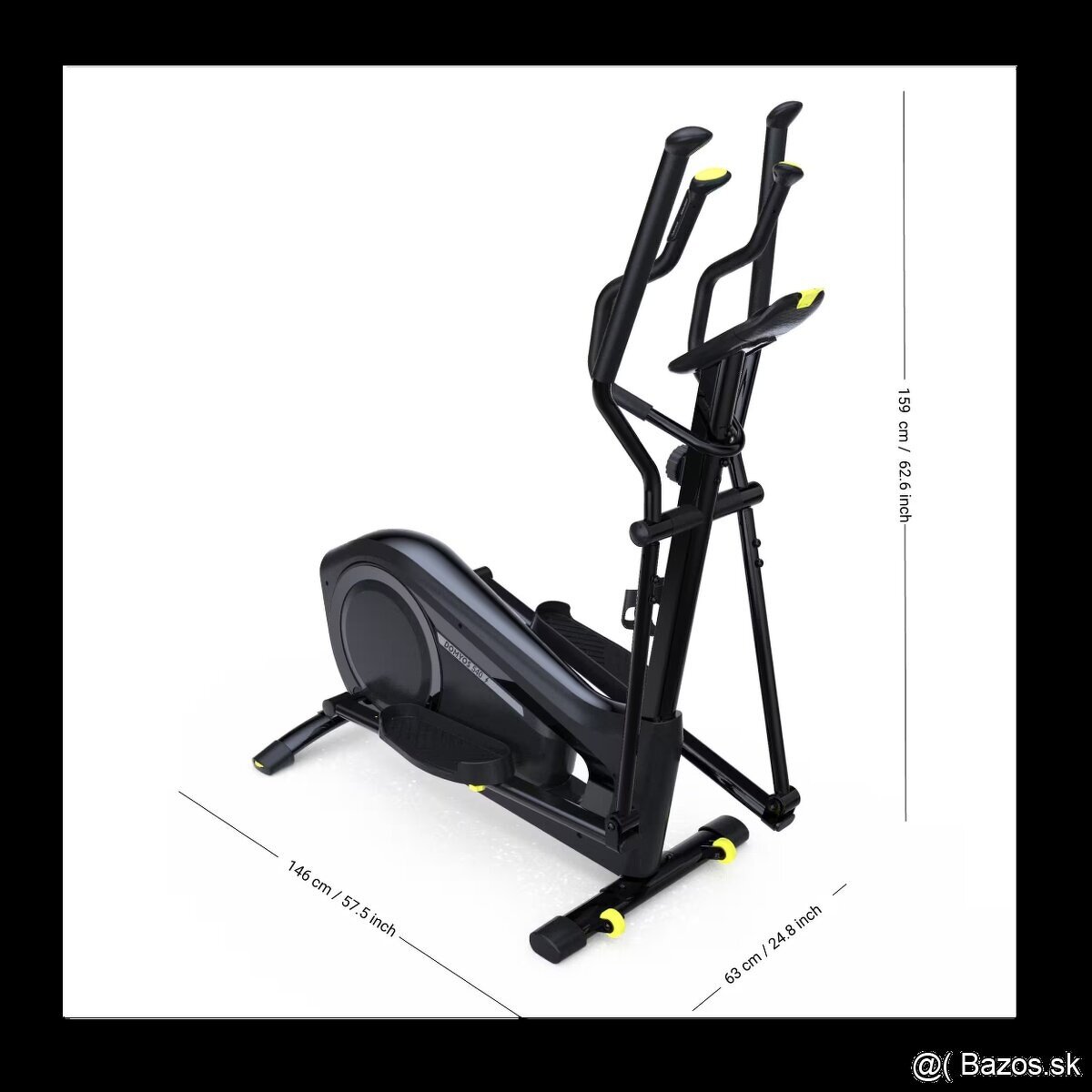 DOMYOS Eliptický trenažér EL540 samonapájací s aplikáciami - 2