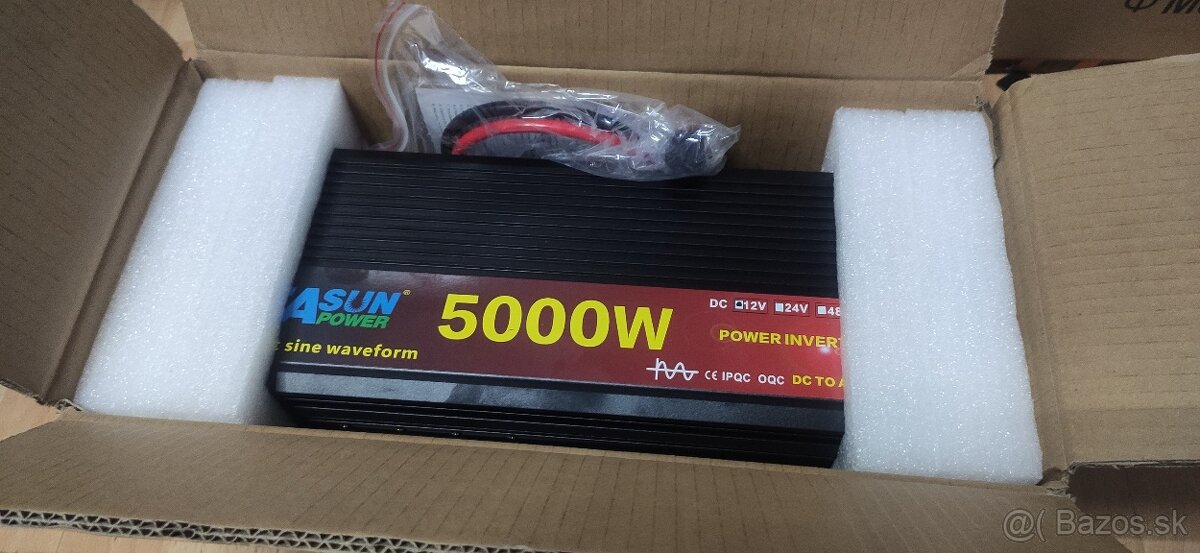 Menič napätia 12V na 230V čistý sínus - 2