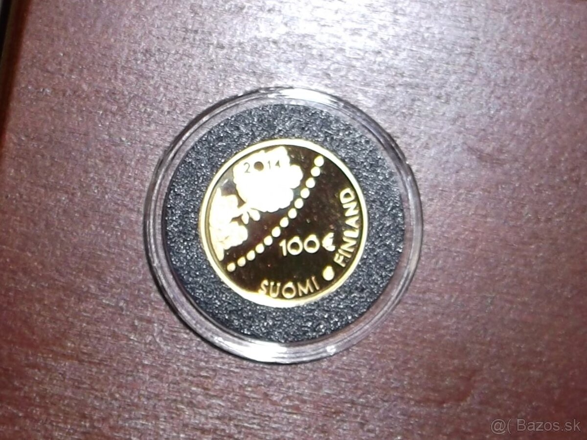 100 euro Fínsko Gold PROOF Numismatiikka - 2