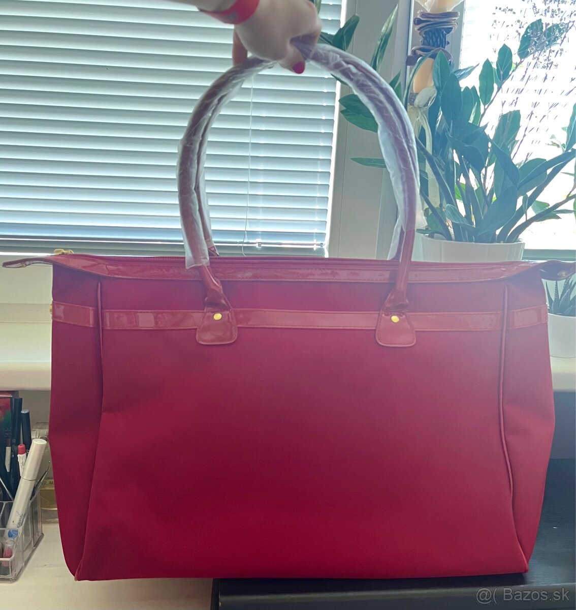 Úplne nová veľká červená kabelka - 2