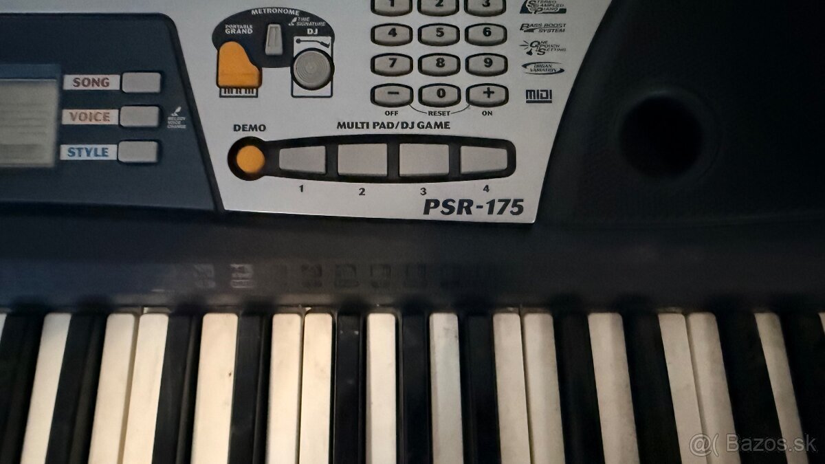 yamaha psr-175 klavir - 2