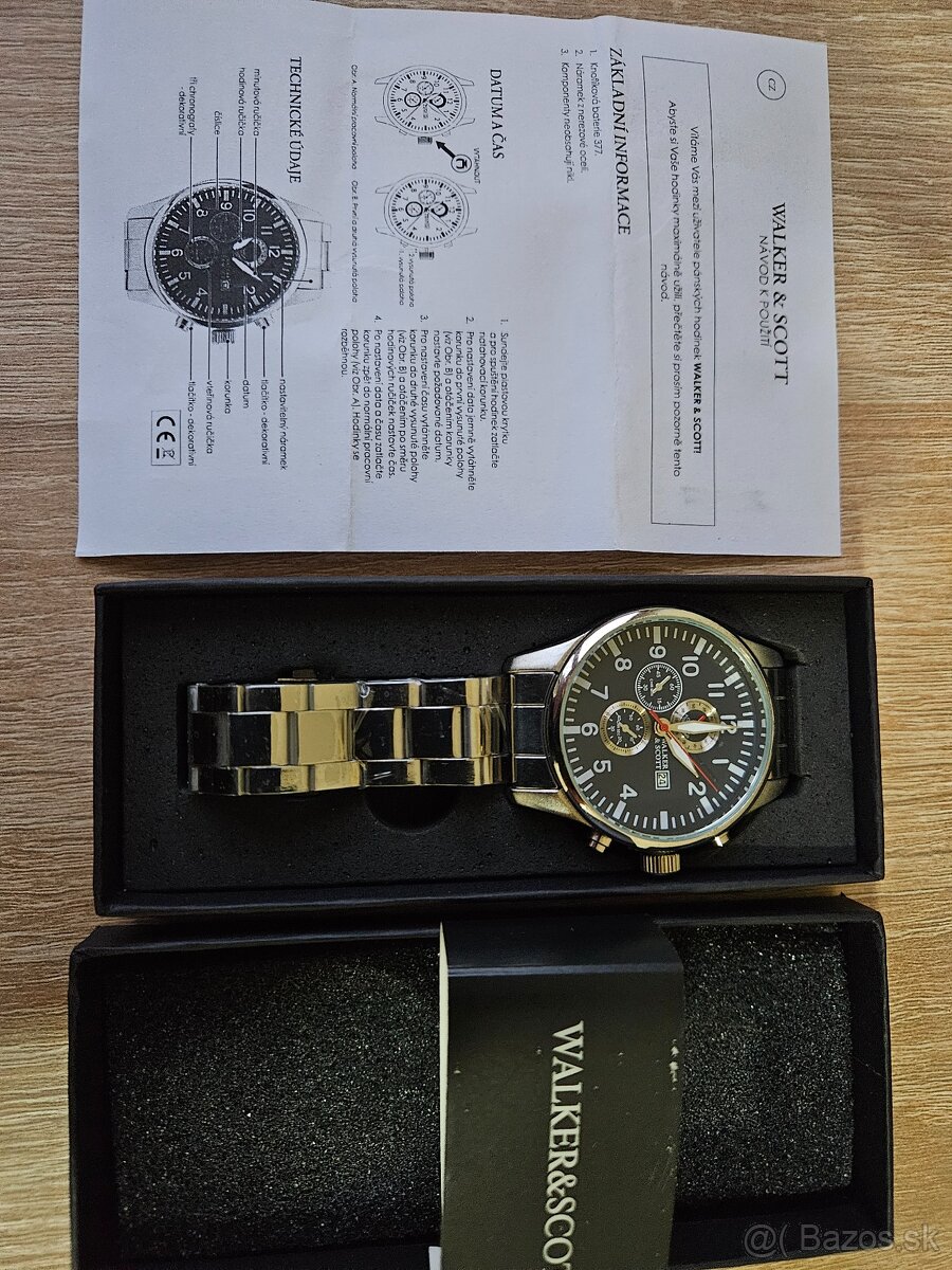 Pánske náramkové hodinky Walker a Scott - 2