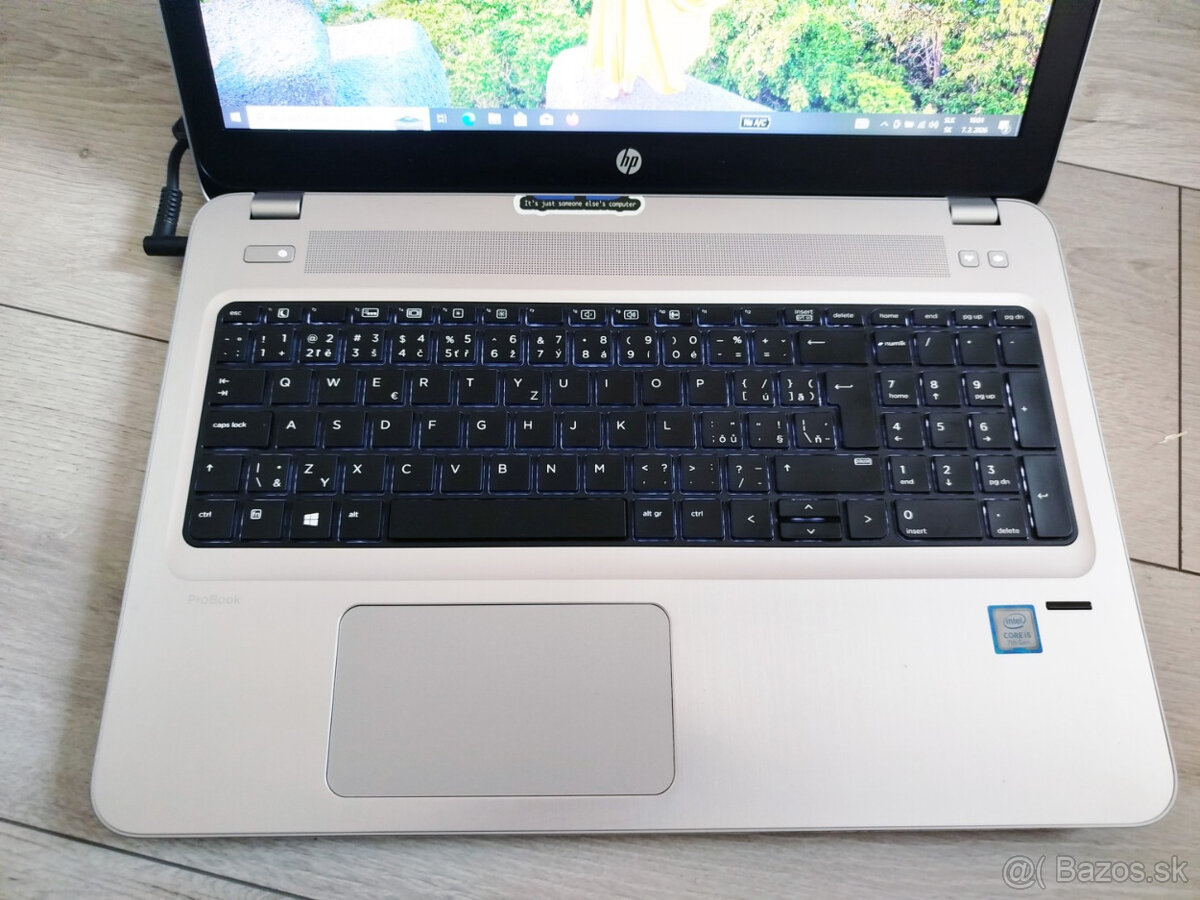 notebook HP 450 G4 - Core i5-7200u, 8GB, 256GB SSD, W10 - 2
