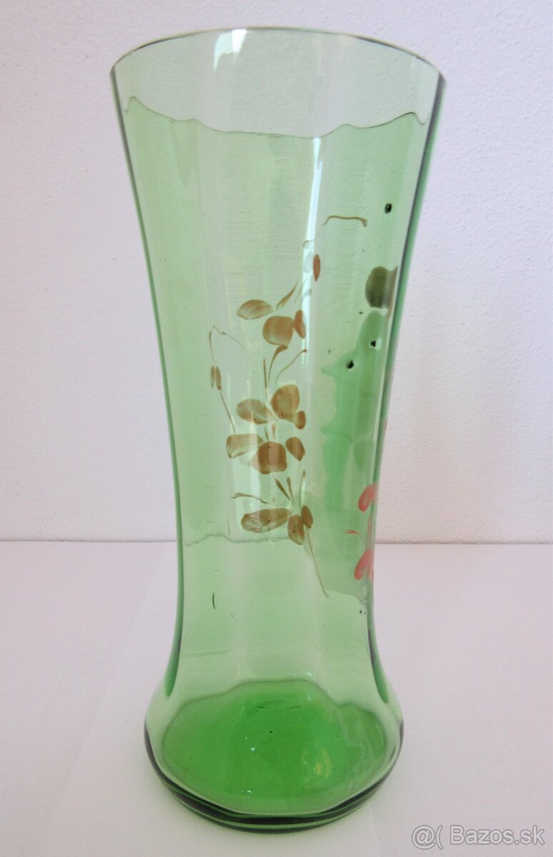 Starožitný pohár ručne maľovaný - 2