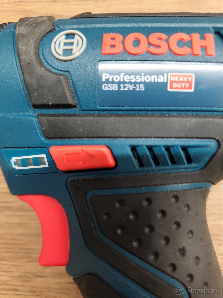 bosch gsb 12V 15 príklepová vŕtačka - 2