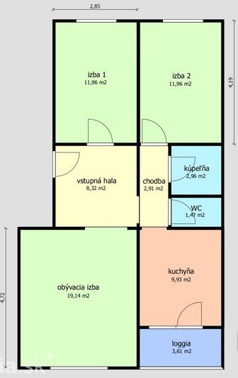 Prenájom 3-izbového bytu, Petržalka - 2