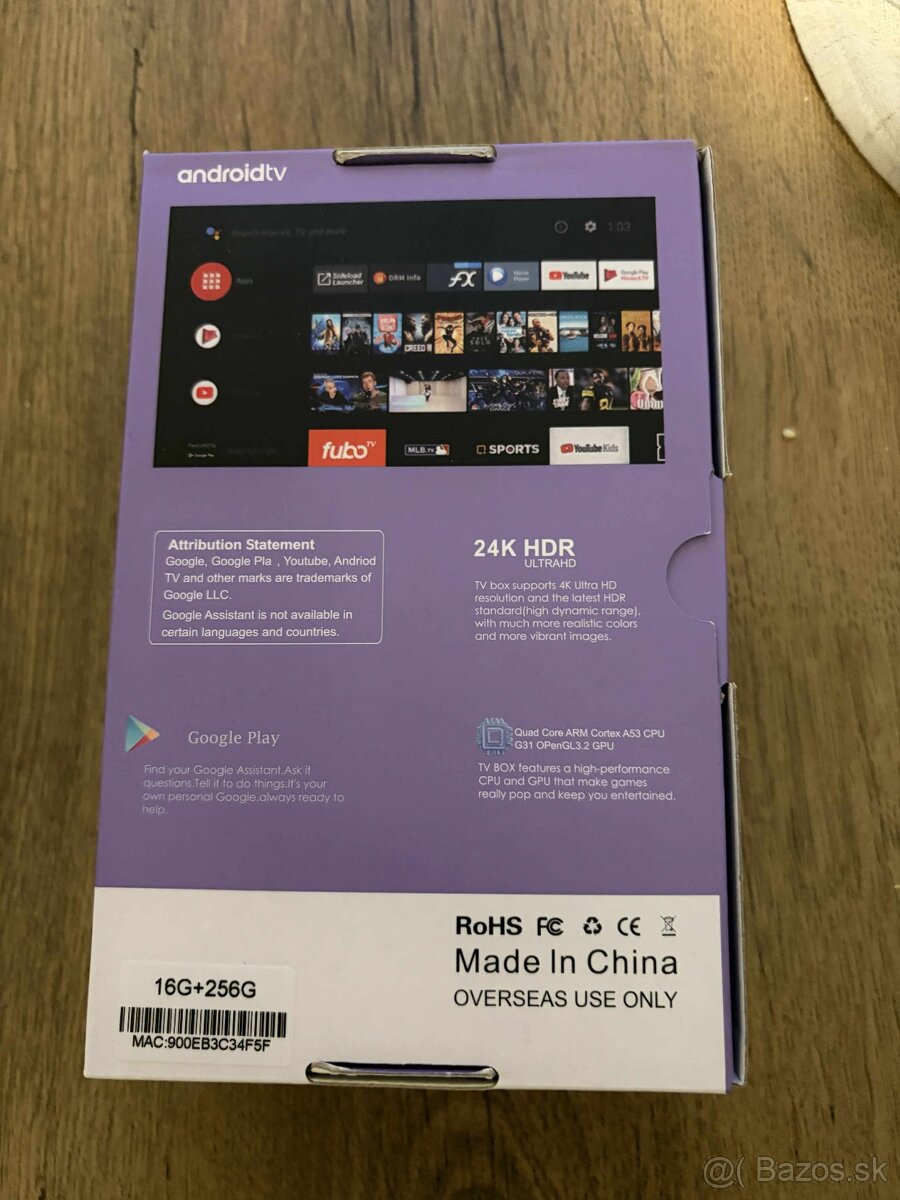 Nový TX 20 Pro Android 4K SMART TV Box - 2