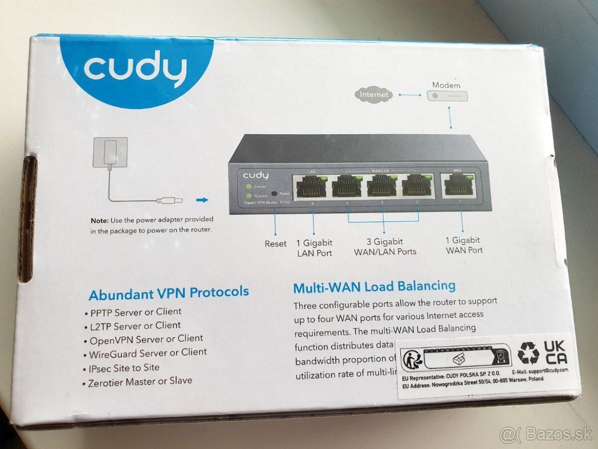 Gigabitový router Cudy R700 - 2