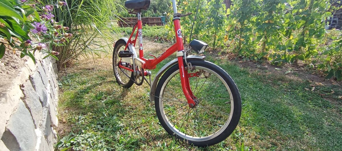 Retro skladací bicykel - 2