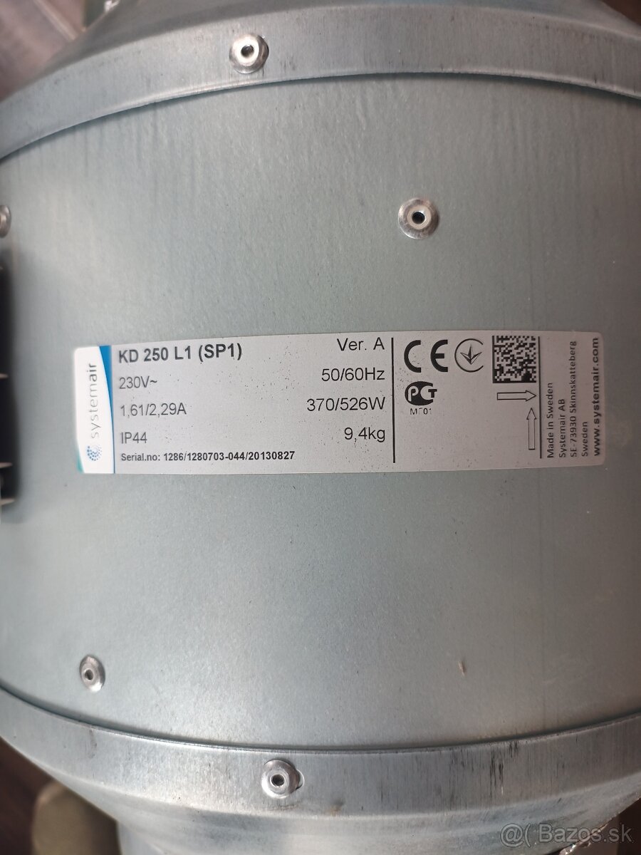 Odsávanie Systemair - 2