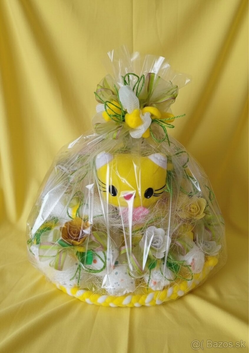 Ručne robená plienková torta s mačičkou - 2