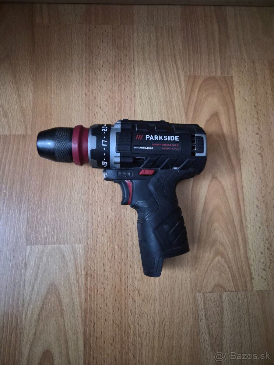 Aku Parkside Performance vŕtací skrutkovač 12v - 2