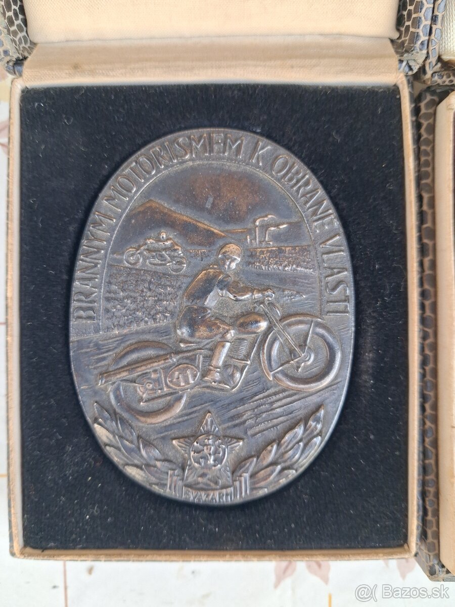 Moto medaila plaketa - 2