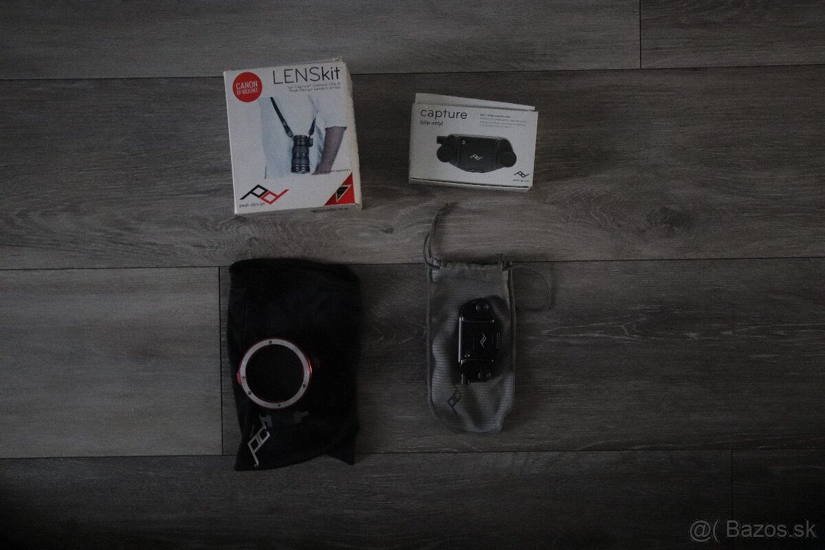 Predám Peak Design Capture a Peak Design Lens Kit pre Canon - 2