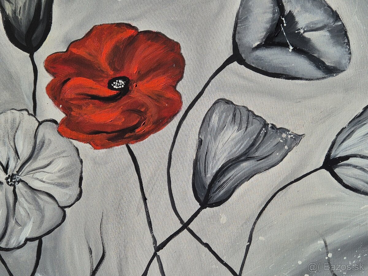 Dive maky olej/akryl? na platne signovany Selecka - 2