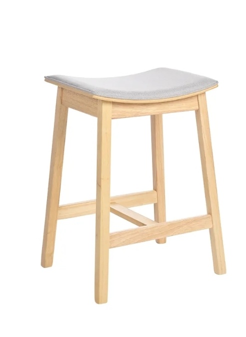 Barova stolicka svetlohnedá / sivá - 2