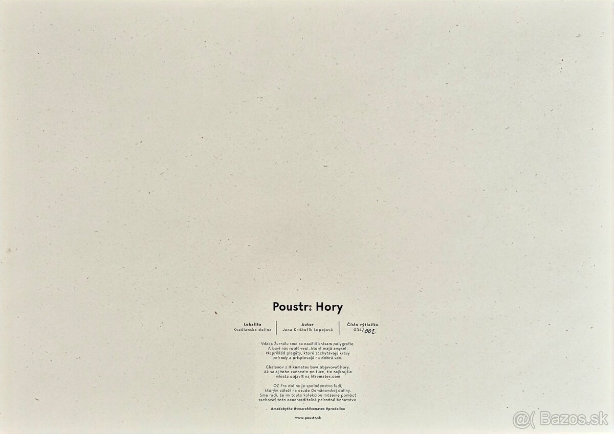 Pouster (plagát) Kvačianska dolina - 2