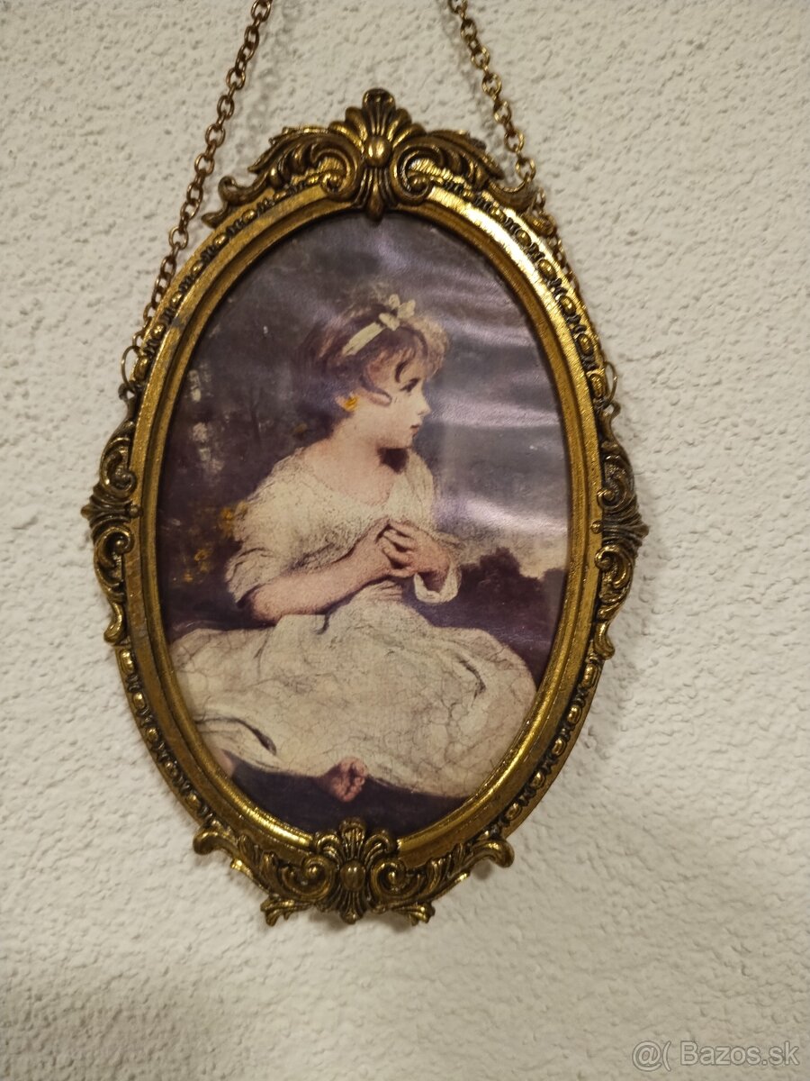 Rámečky oválné mosazné - 2