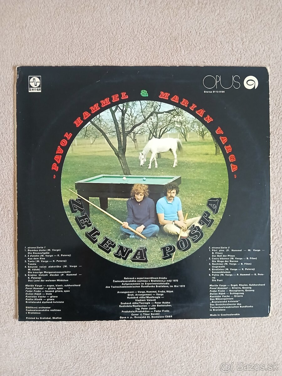 Pavol Hammel & Marián Varga – Zelená Pošta - 2