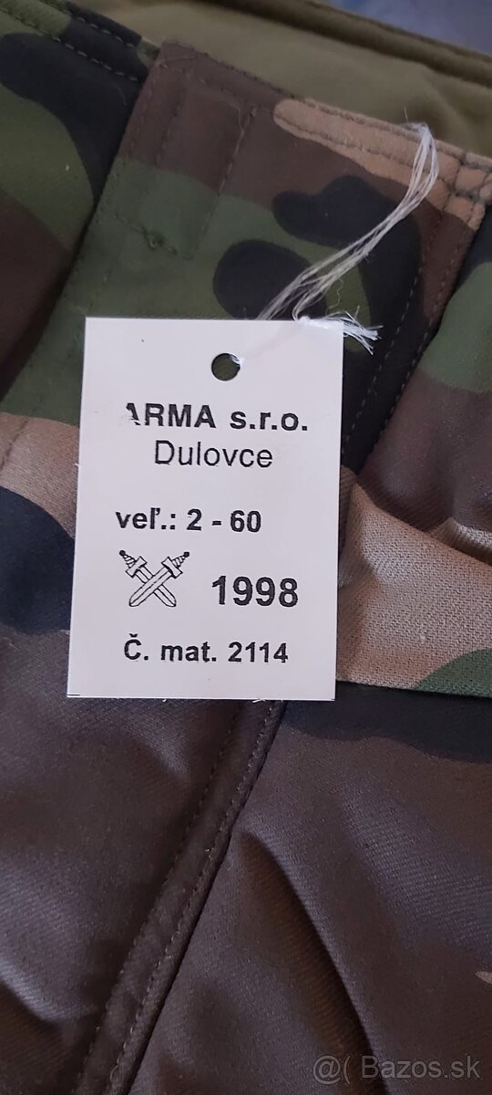 Nove vojenske bundy v.59,60 - 2