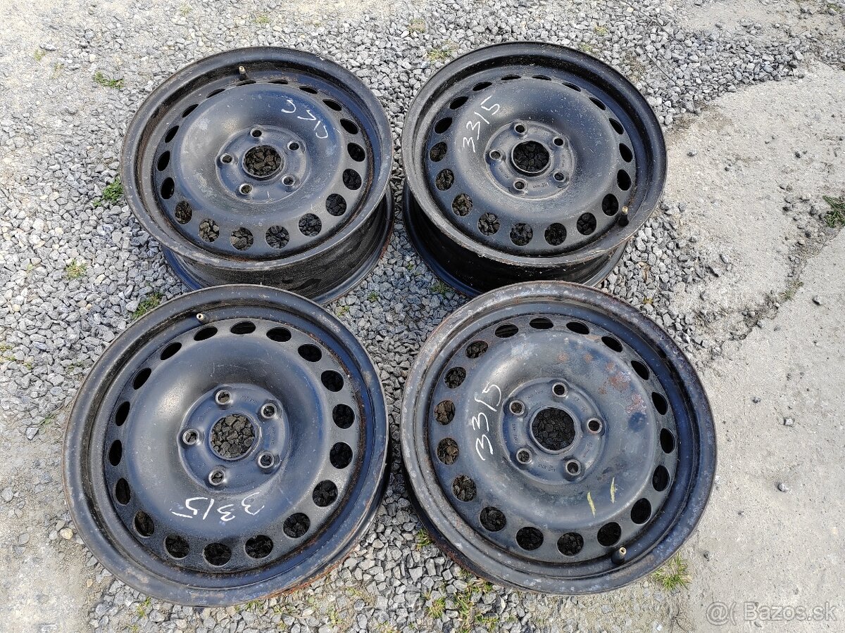 Plechové disky 5x112 R15 57.1mm - 2