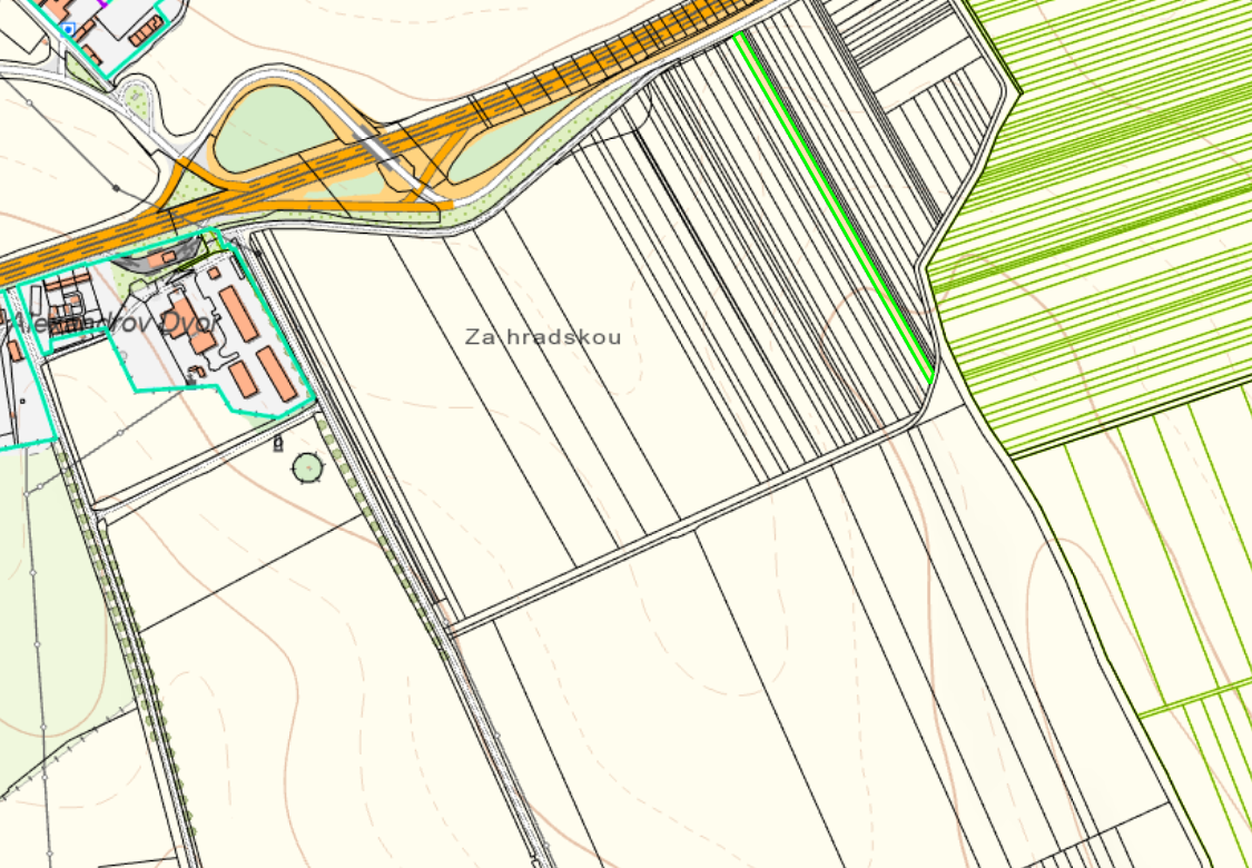 Parcely Veľký Báb - Alexandrov dvor - 2