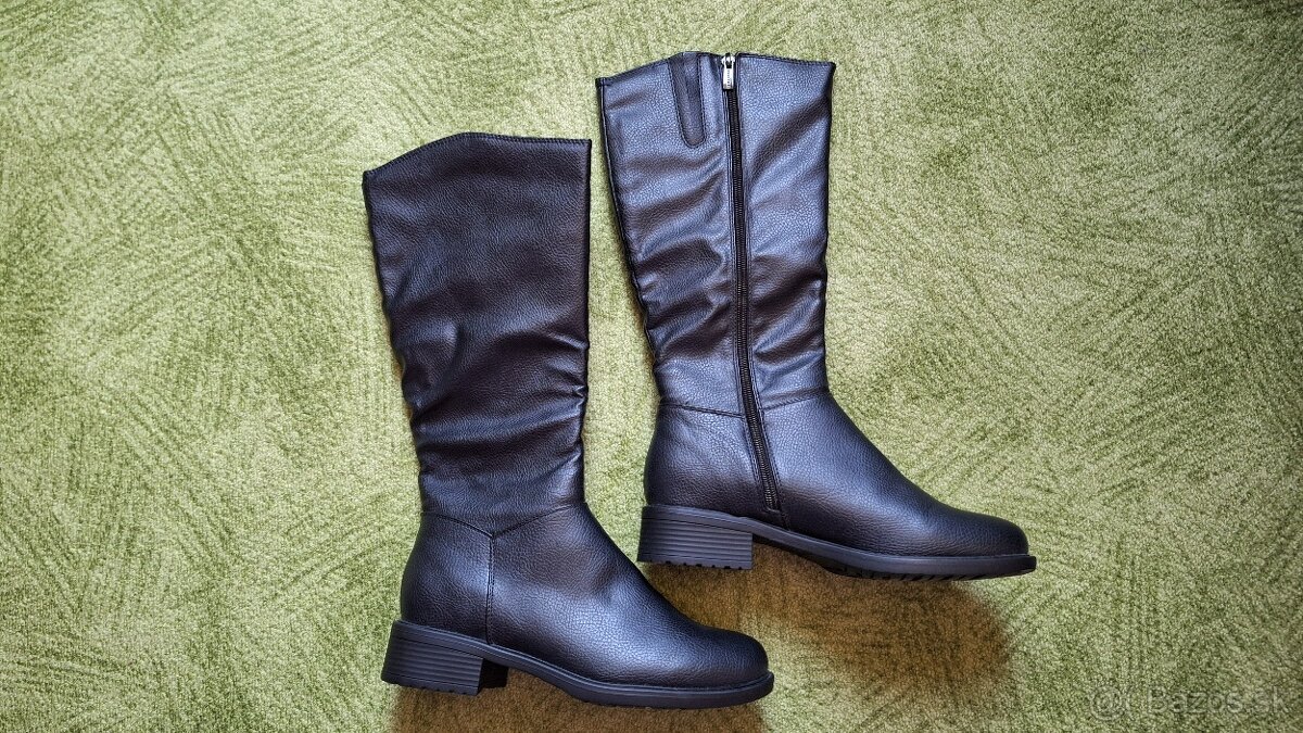 Čierne vysoké čižmy - 2