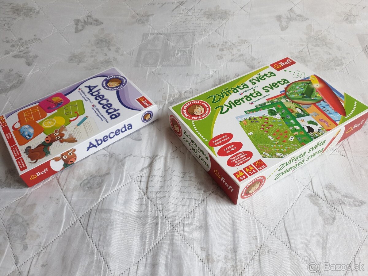 Zvieratá Sveta a Abeceda, Interaktívne Decké Spolocenske Hry - 2