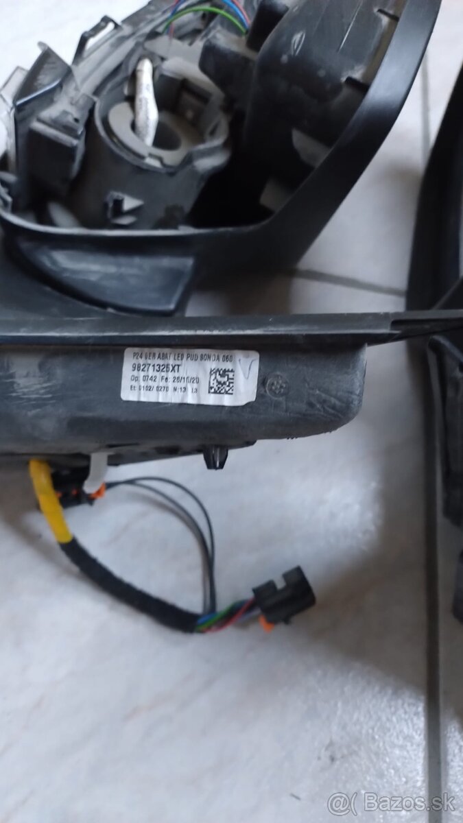 PEUGEOT 208, 2020, spätné zrkadlá. - 2